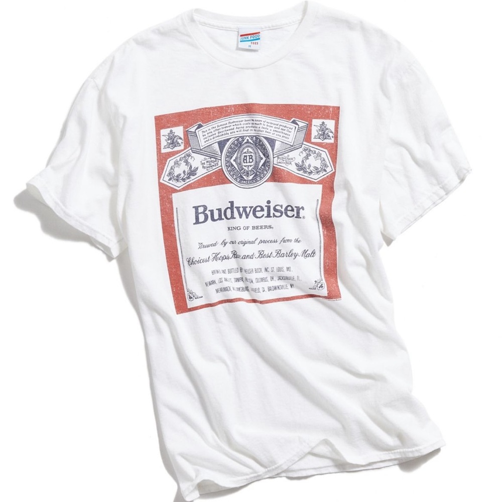 JUNK FOOD BUDWEISER TEE
